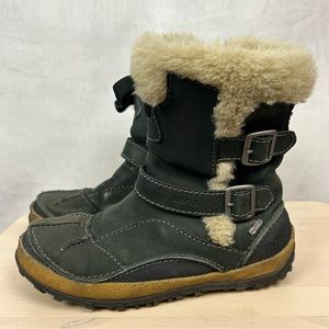 MERRELL Taiga Buckle Boots‎ Black Sz 6.5